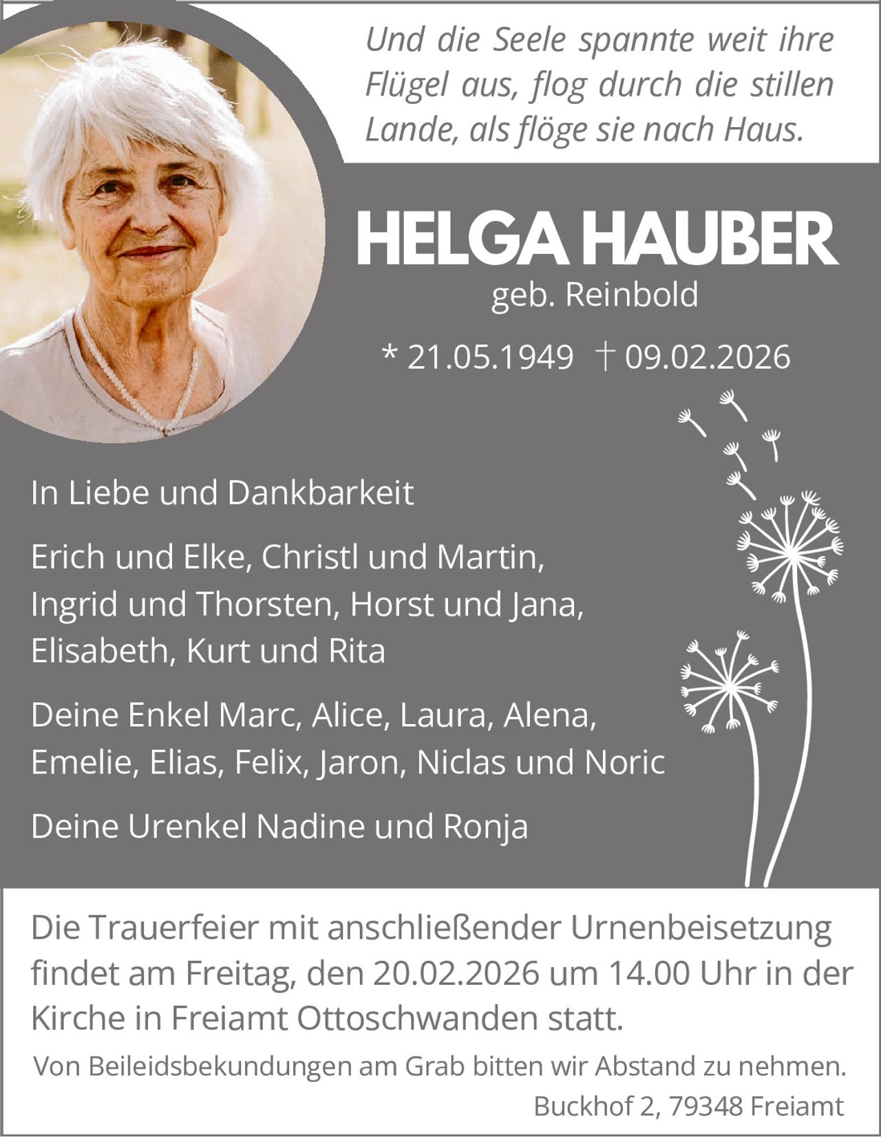Ankündigung