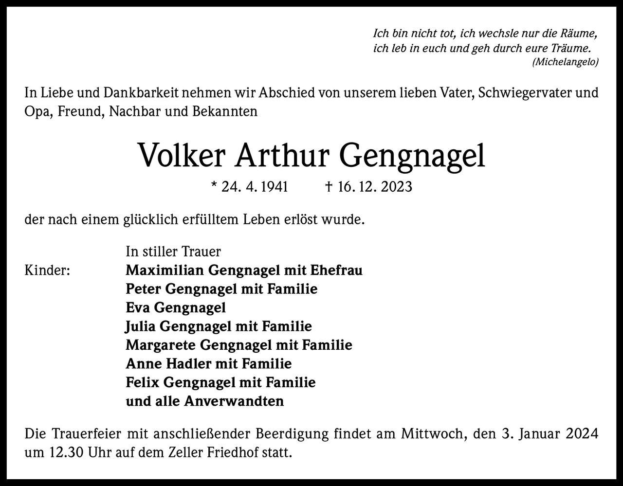 Ankündigung