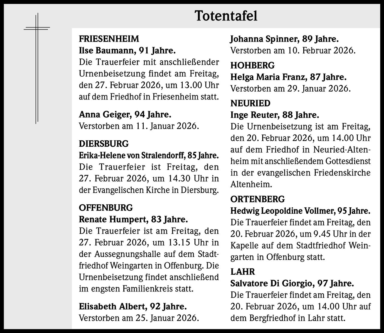 Ankündigung