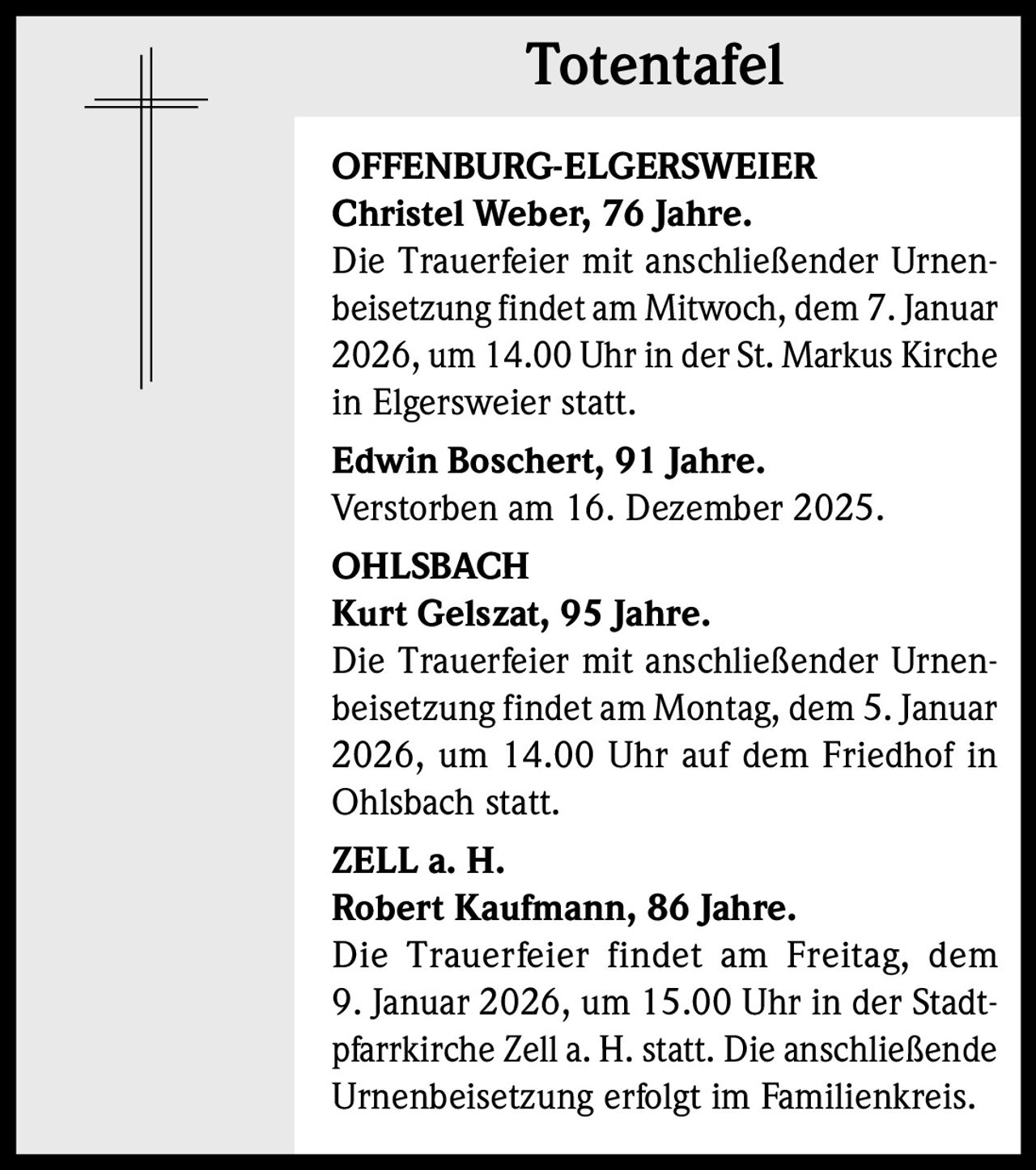 Ankündigung