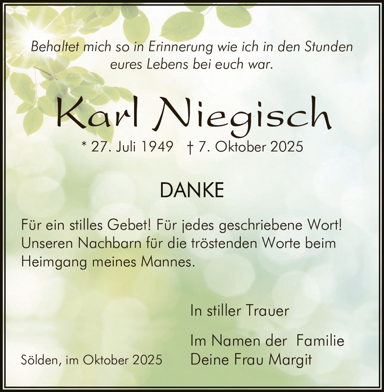 Ankündigung
