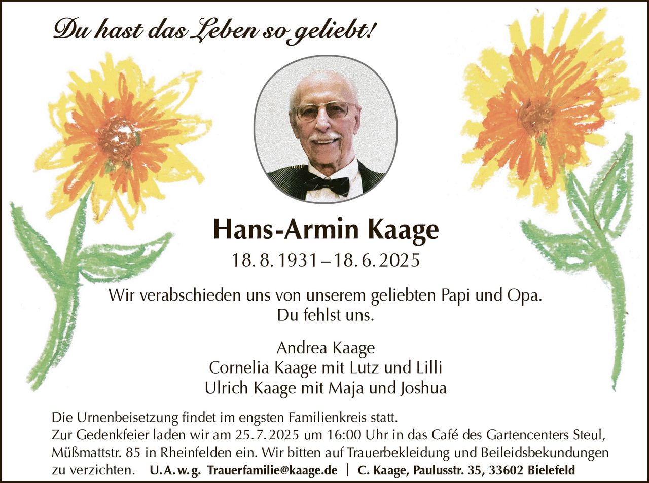 Ankündigung