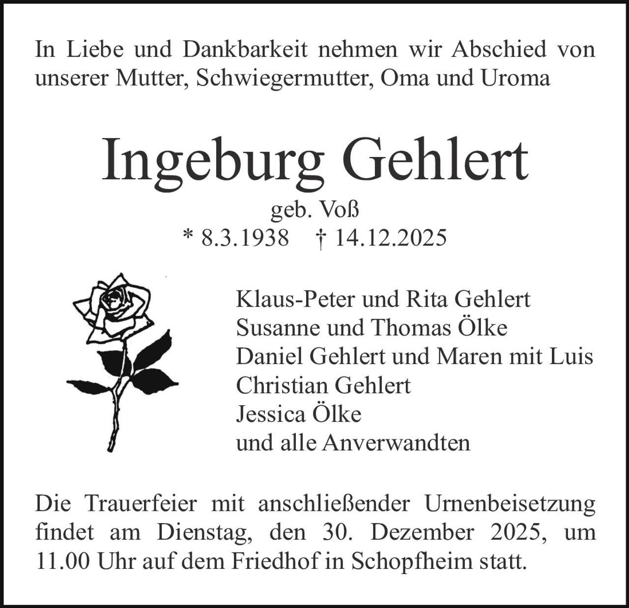 Ankündigung