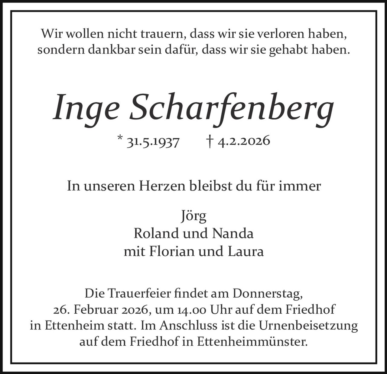 Ankündigung