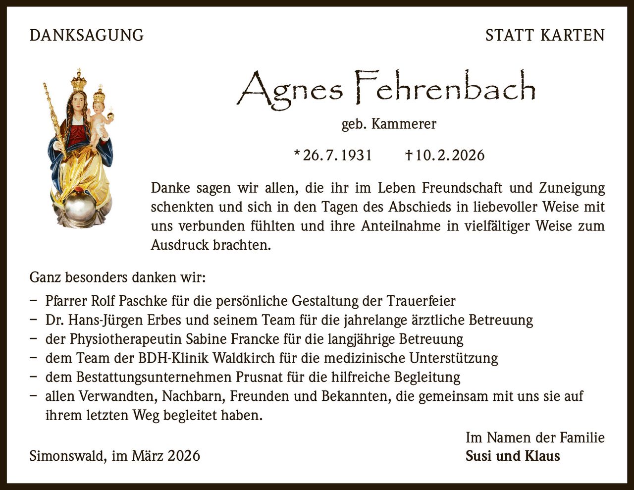 Ankündigung