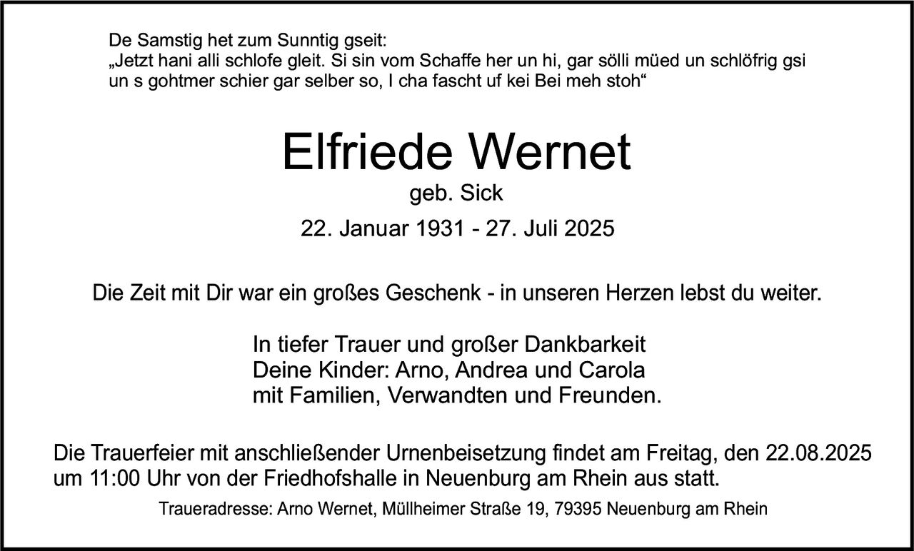 Announcement