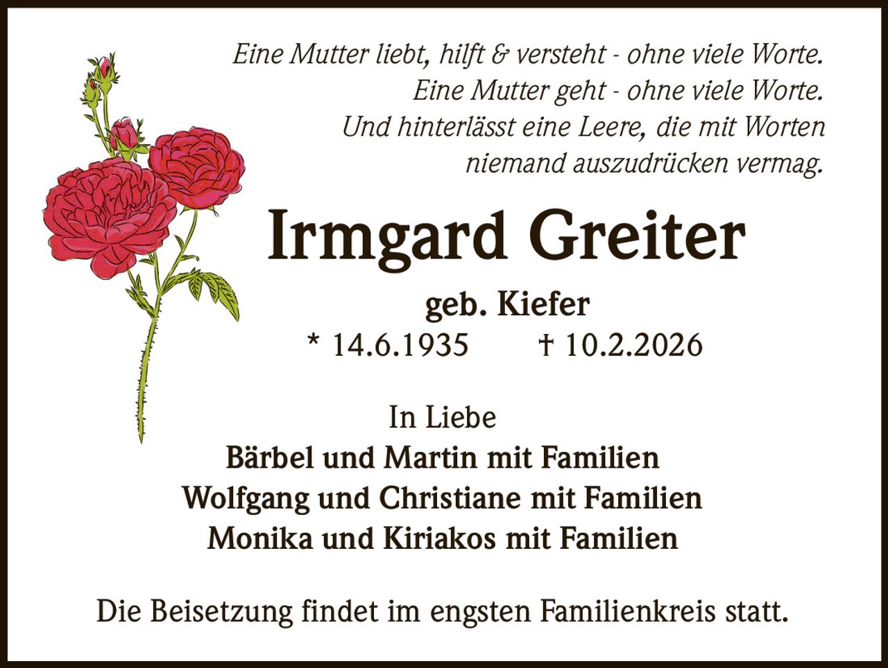 Ankündigung
