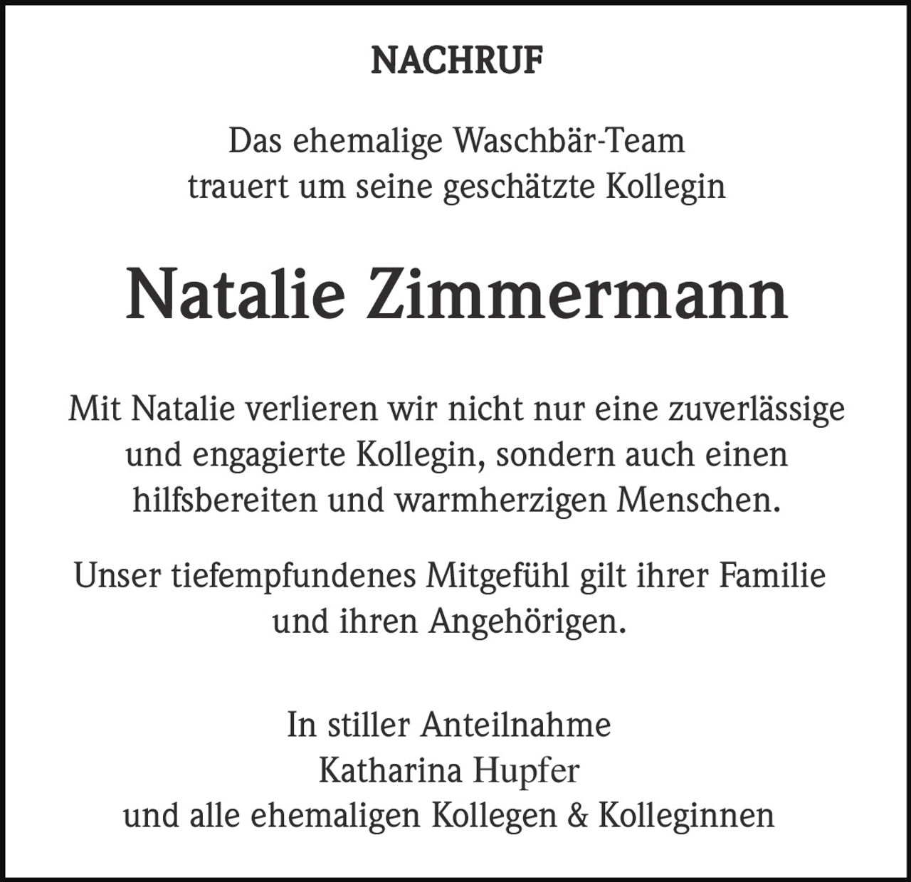 Ankündigung