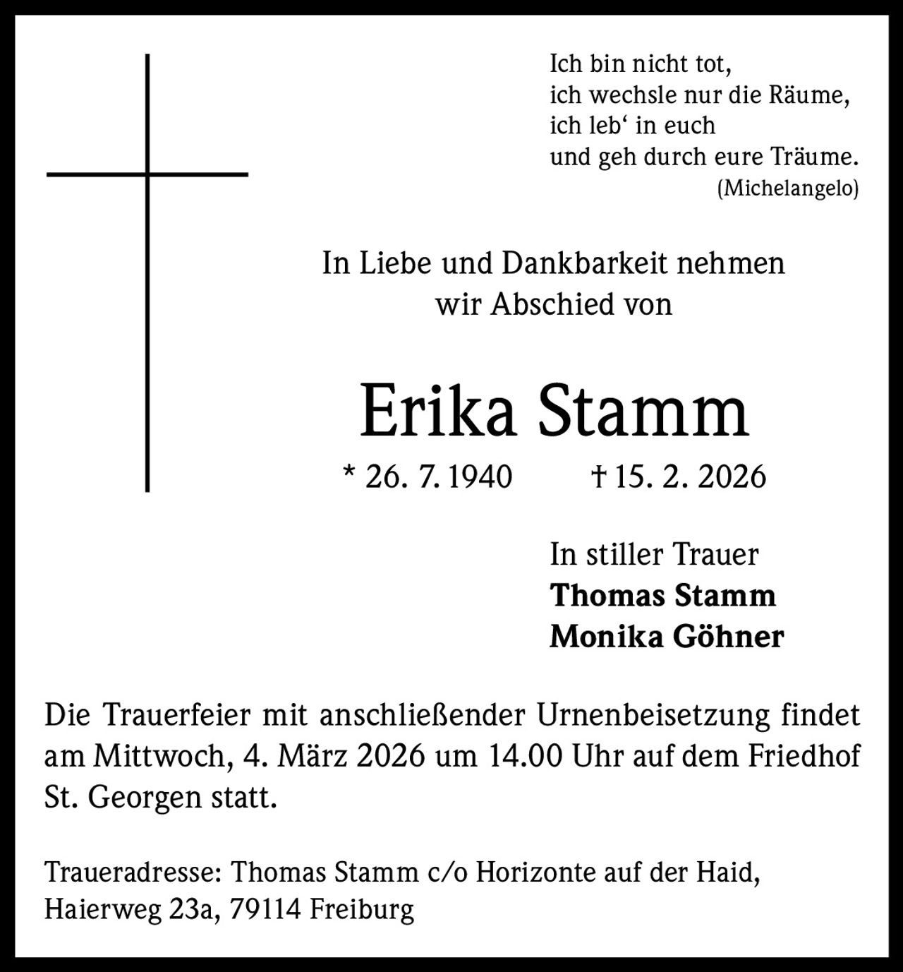 Ankündigung