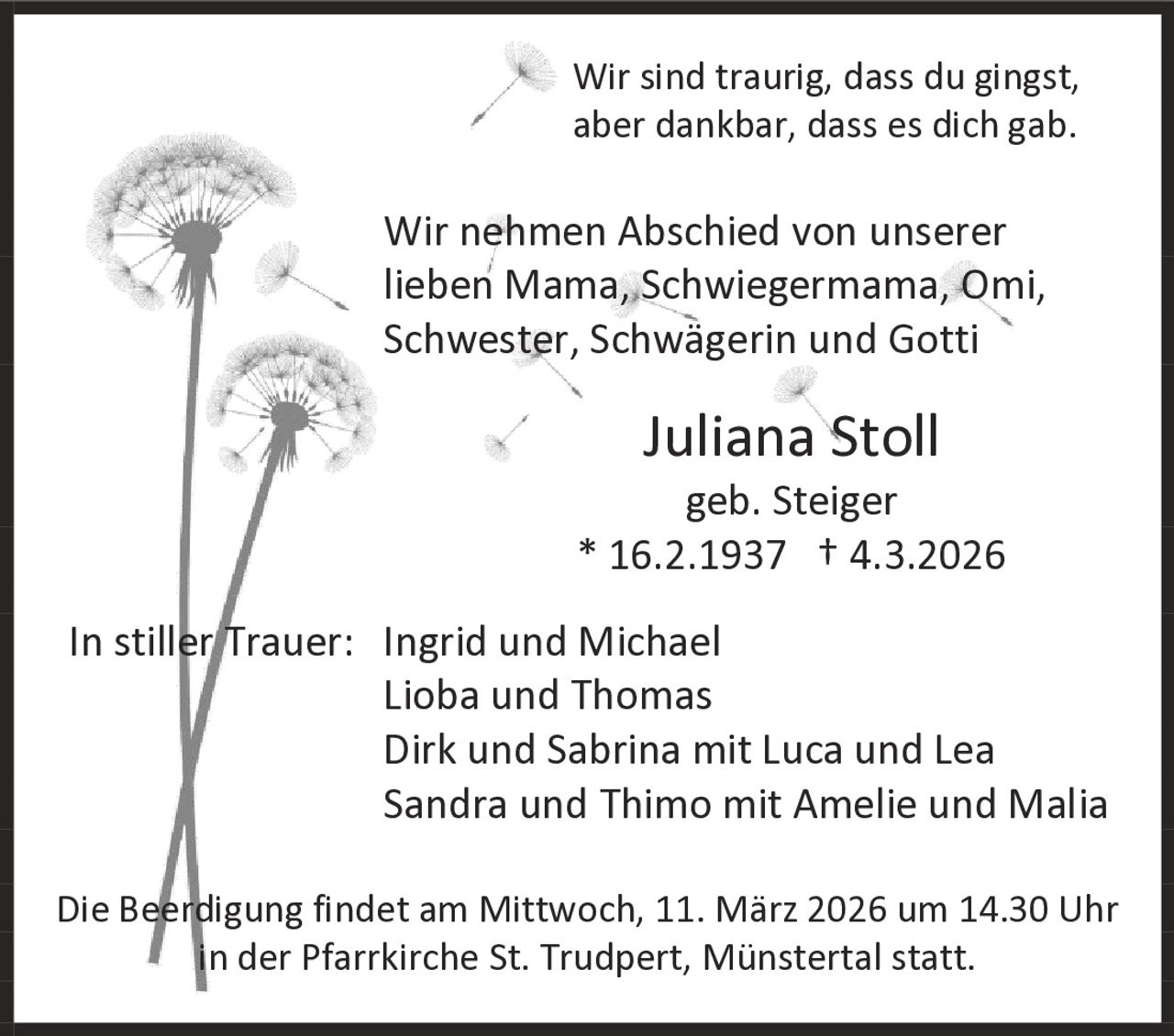 Ankündigung