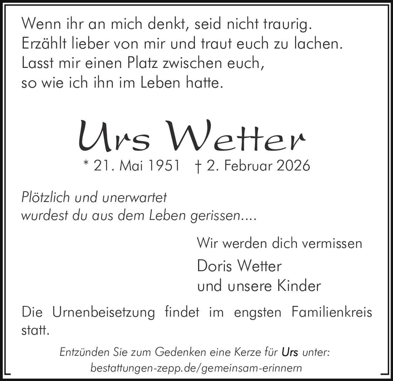 Ankündigung