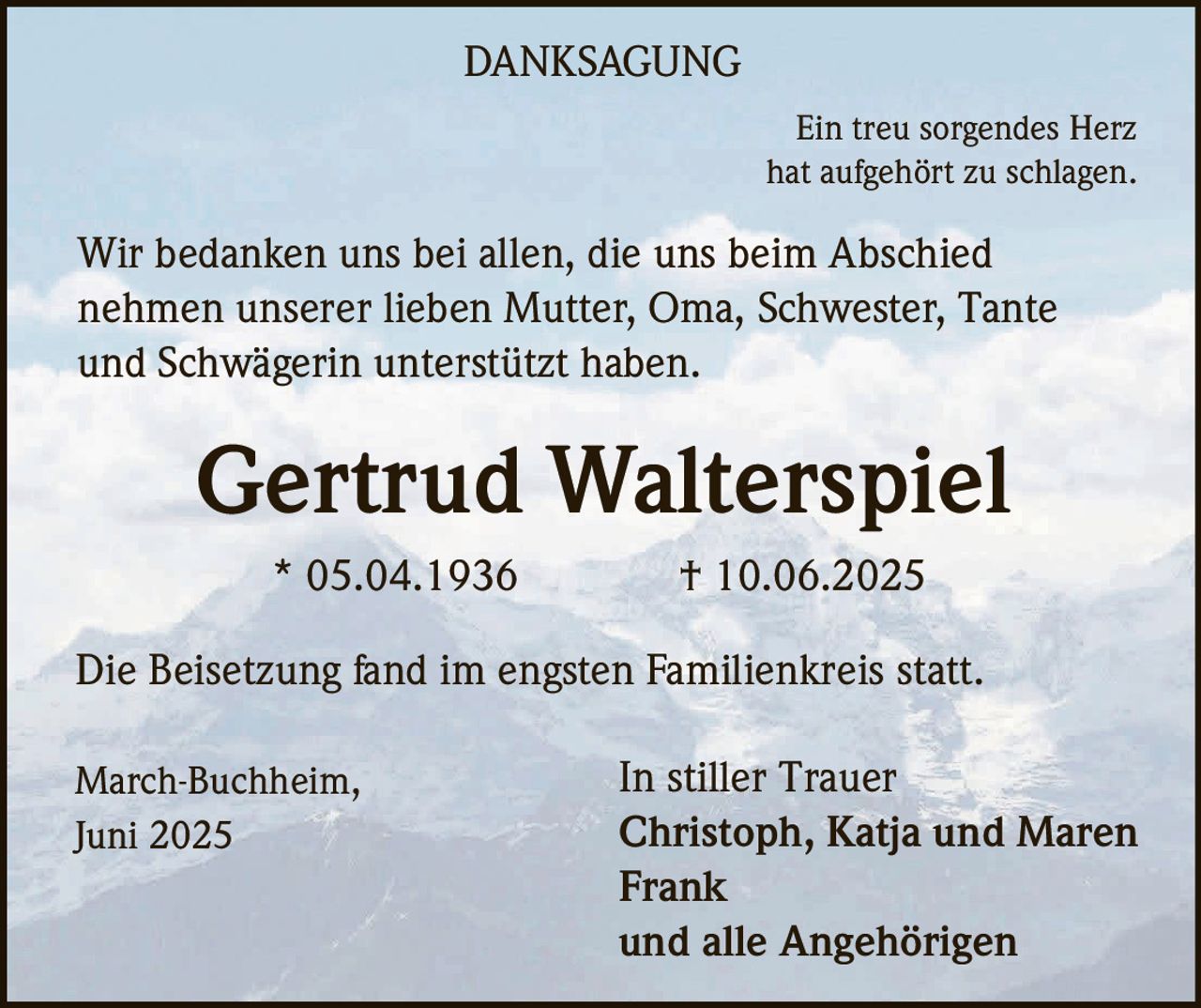 Ankündigung