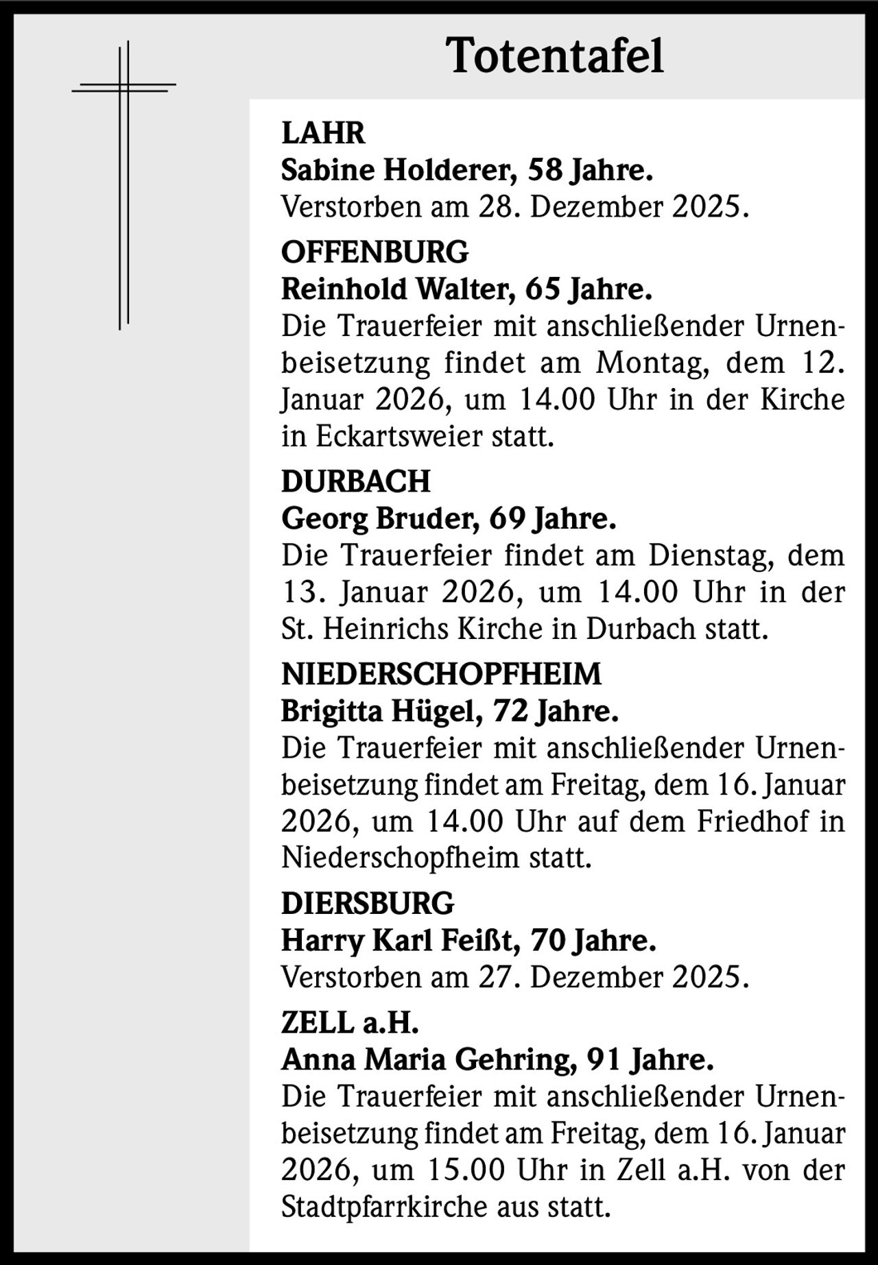 Ankündigung