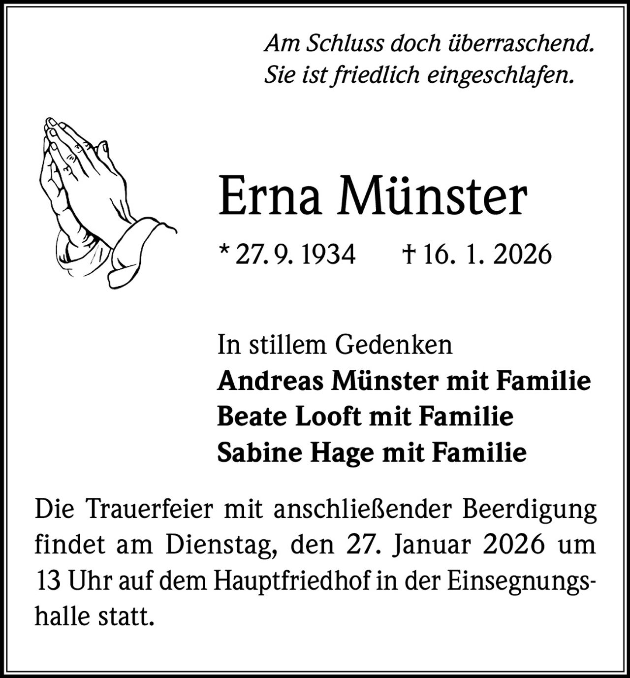 Ankündigung