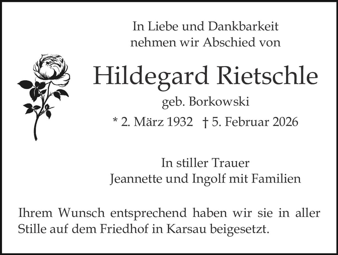 Ankündigung