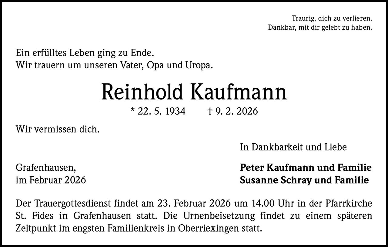 Ankündigung