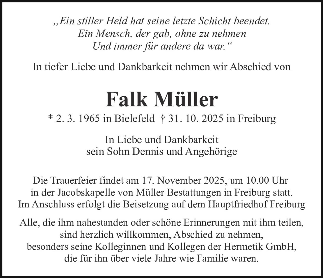 Ankündigung