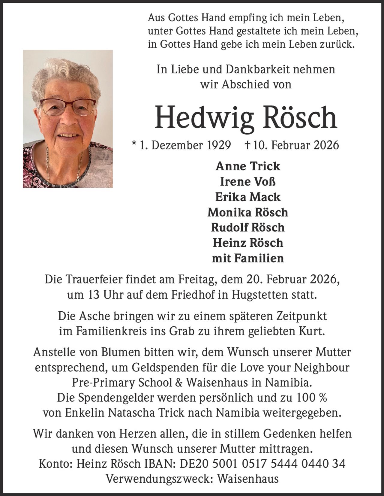 Ankündigung