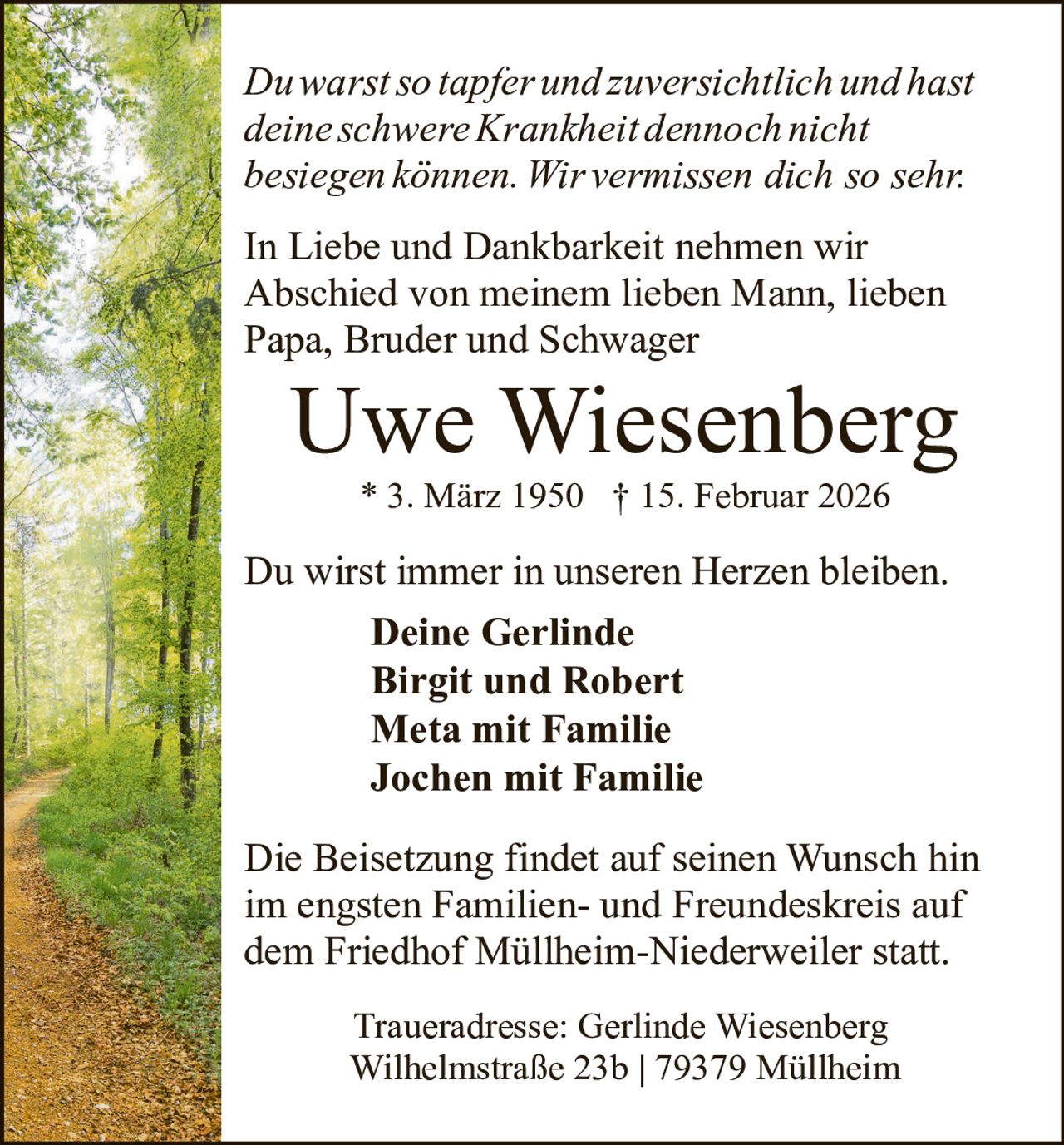 Ankündigung