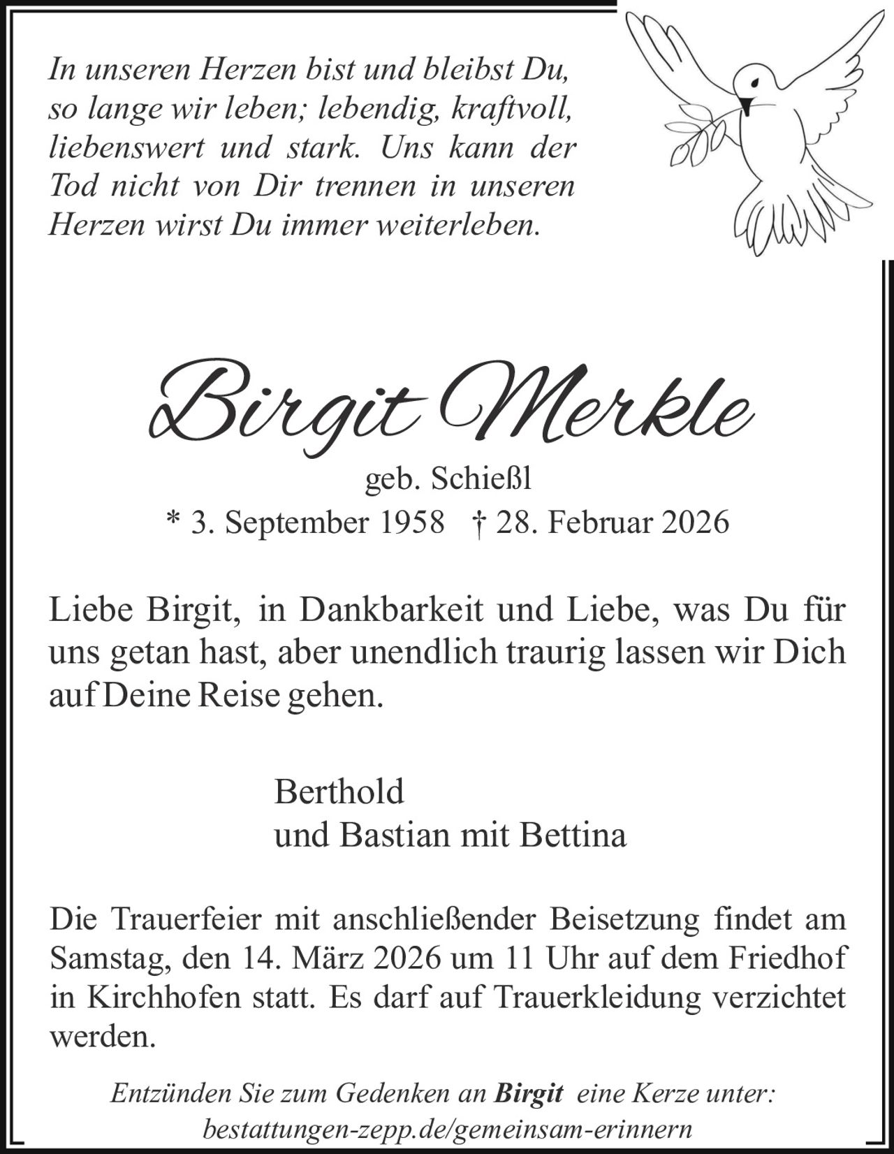 Ankündigung