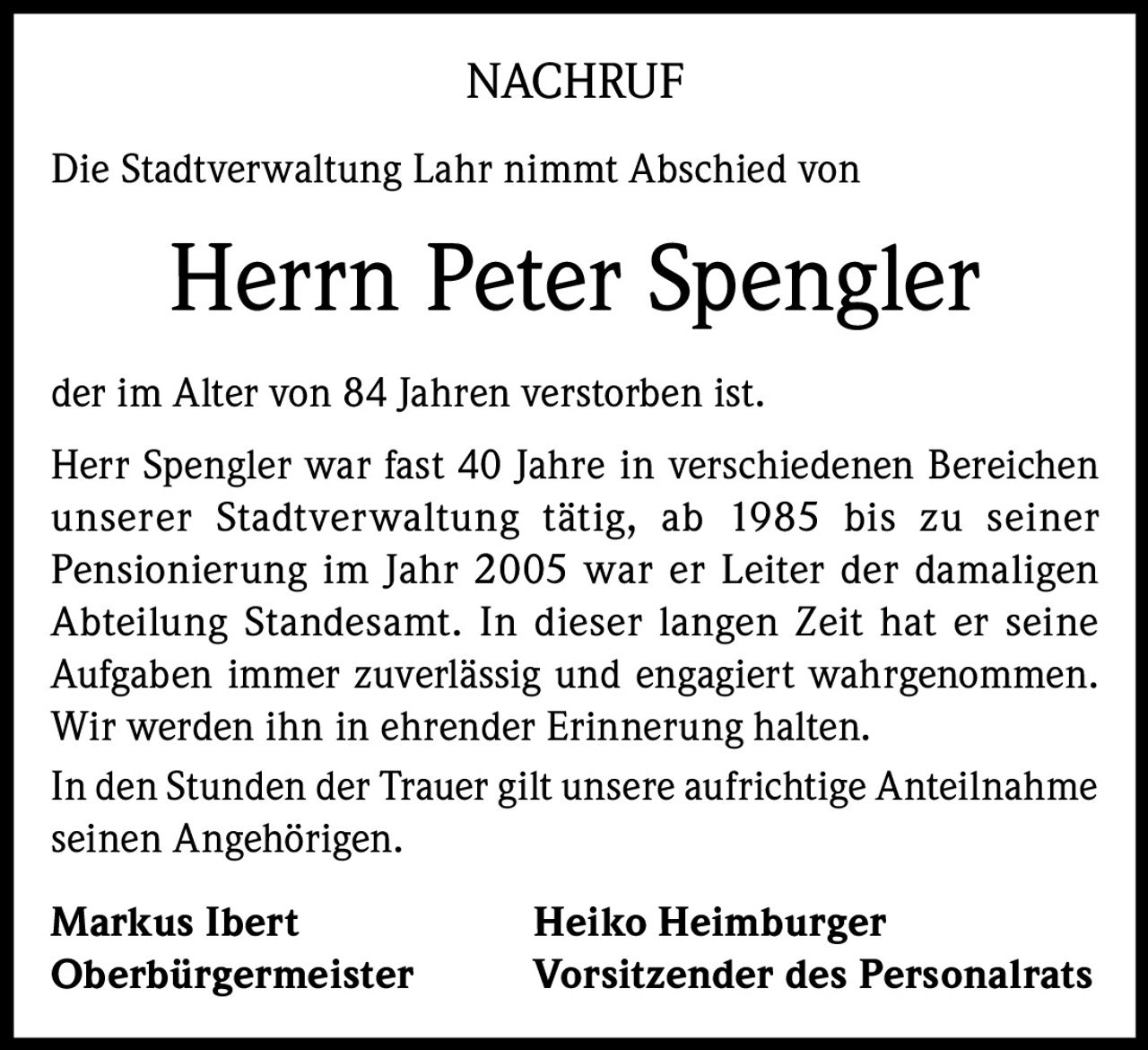 Ankündigung