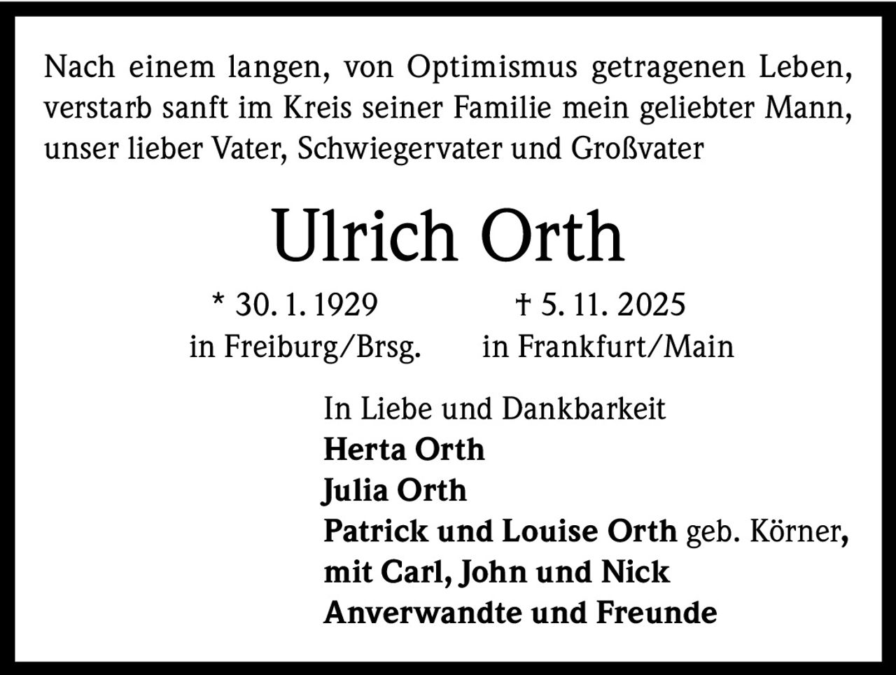 Ankündigung