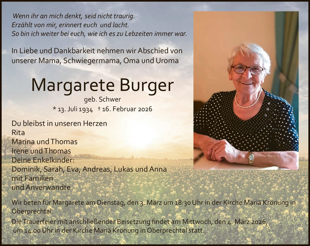 Ankündigung