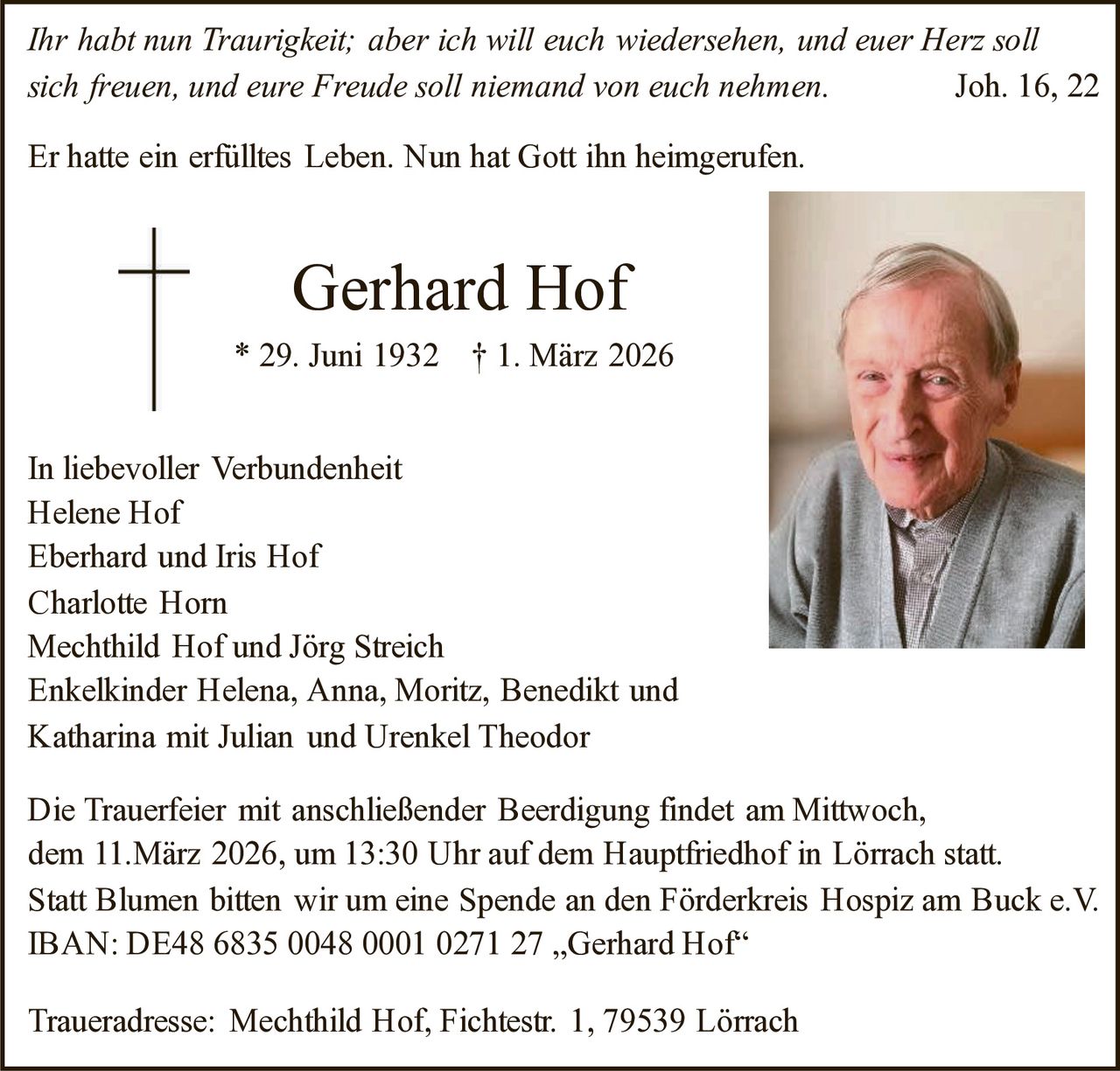 Ankündigung