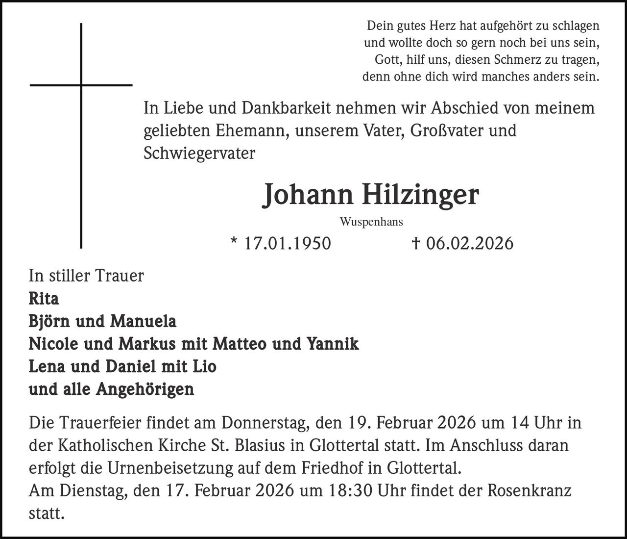 Ankündigung