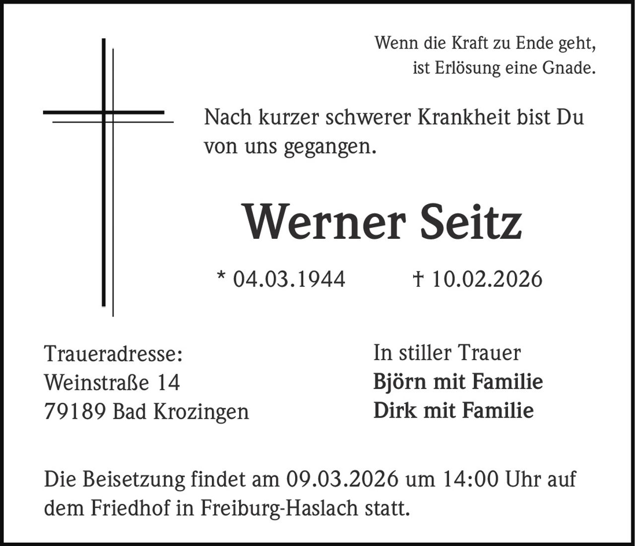 Ankündigung