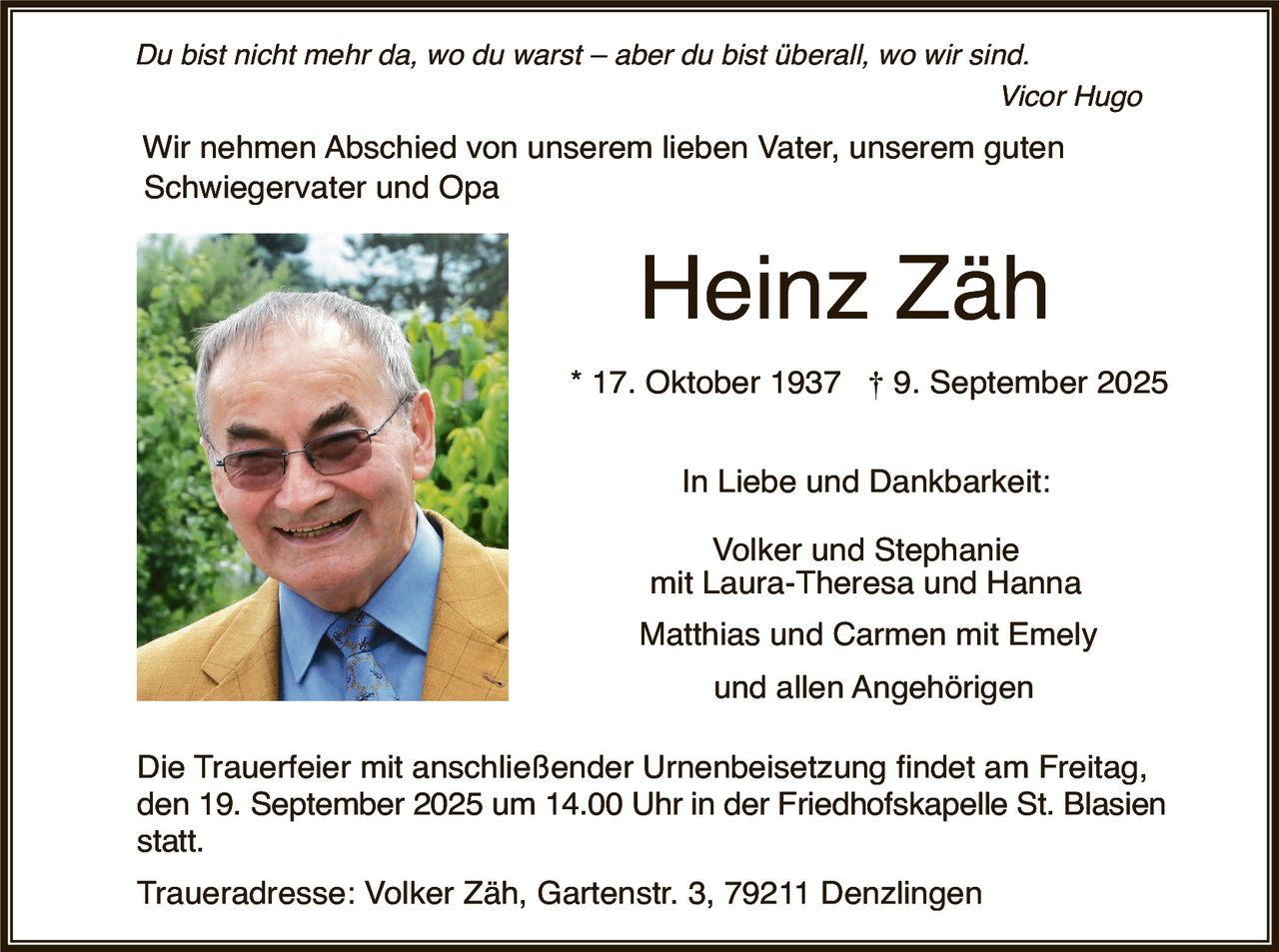 Ankündigung