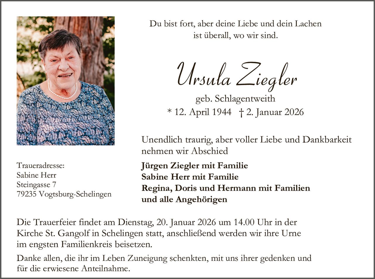 Ankündigung