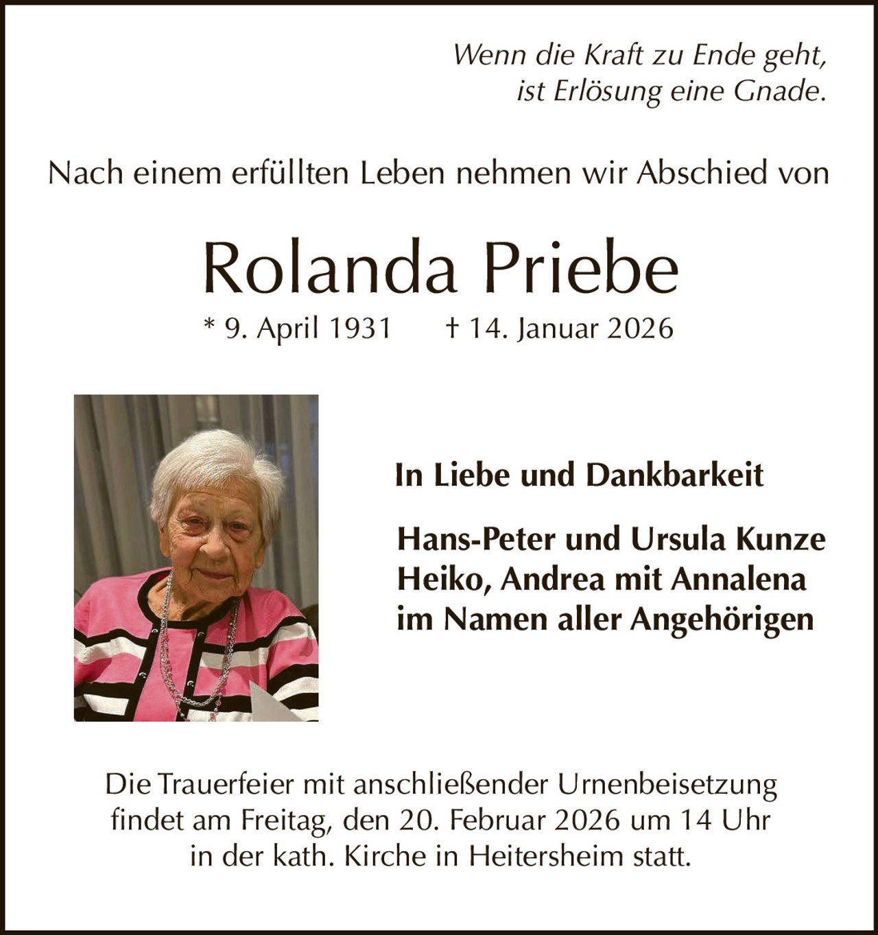 Ankündigung