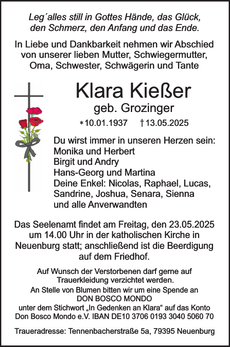 Ankündigung