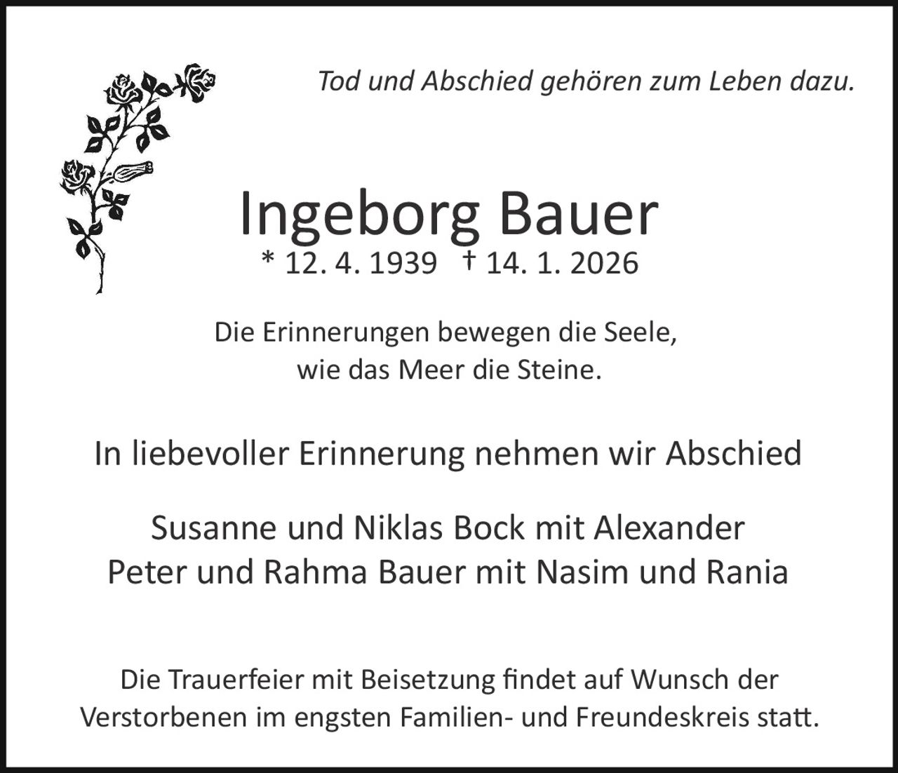 Ankündigung