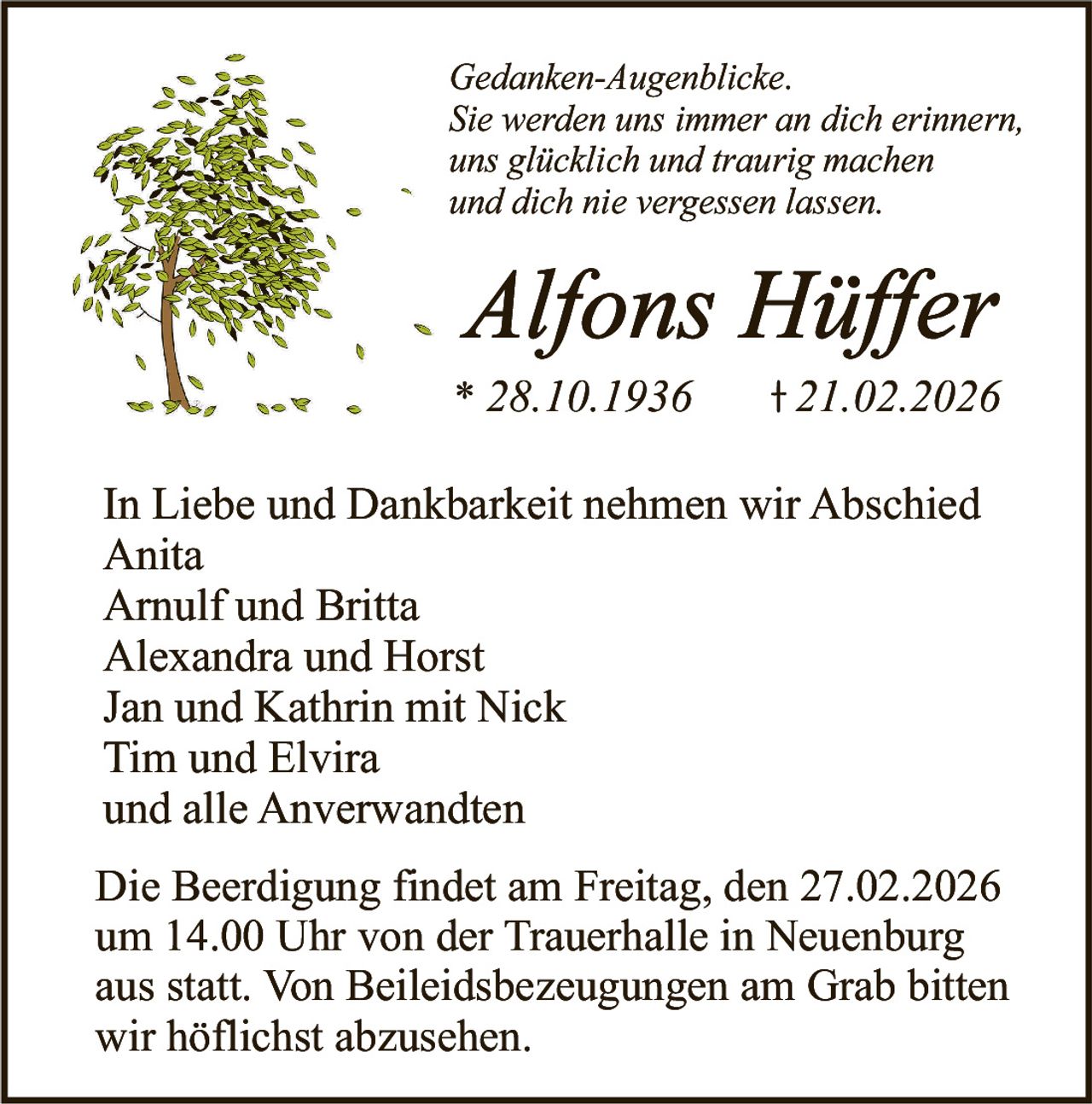 Ankündigung