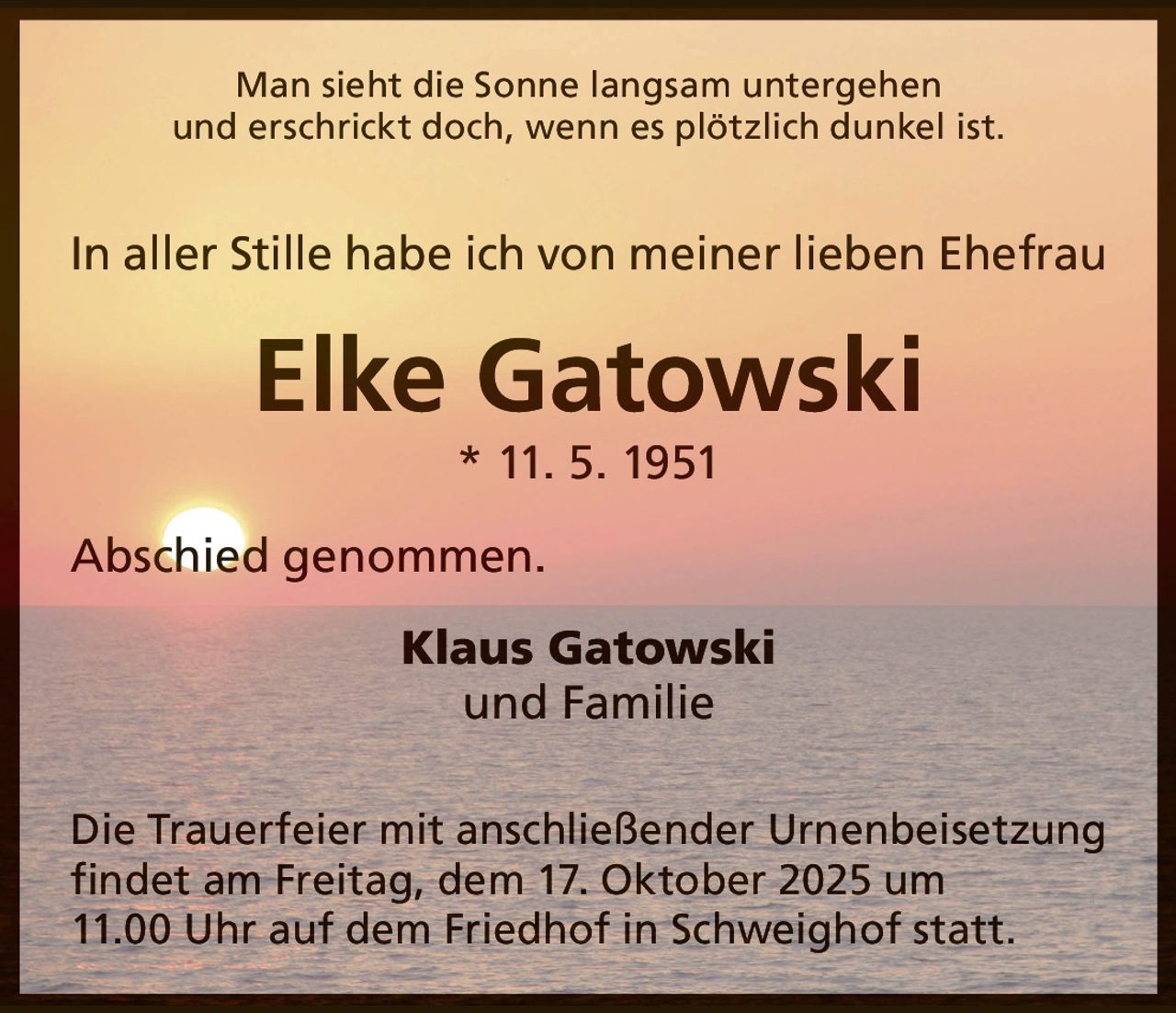 Ankündigung