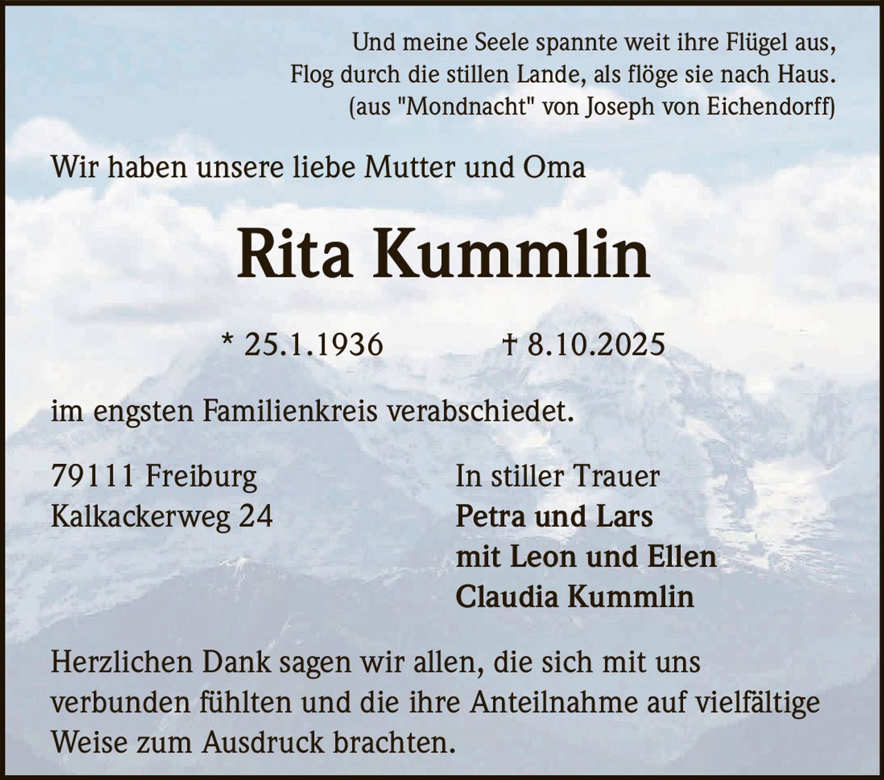 Ankündigung