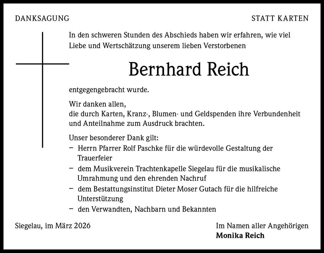 Ankündigung