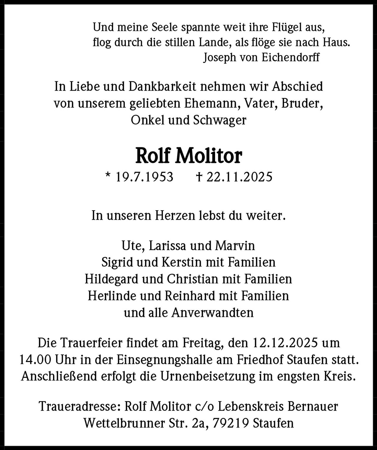 Ankündigung