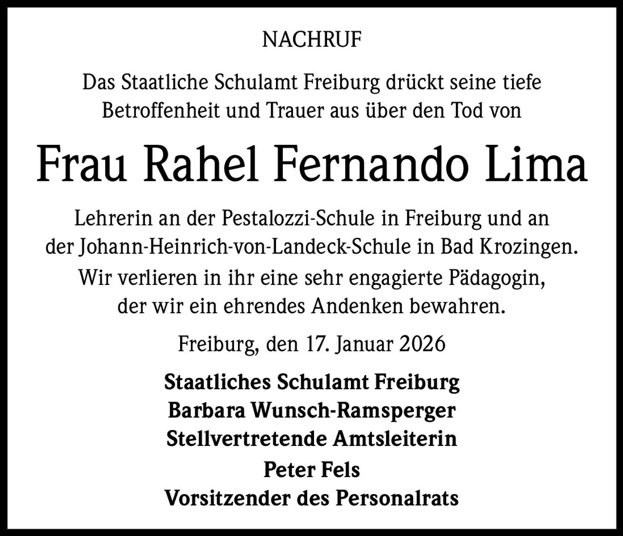 Ankündigung