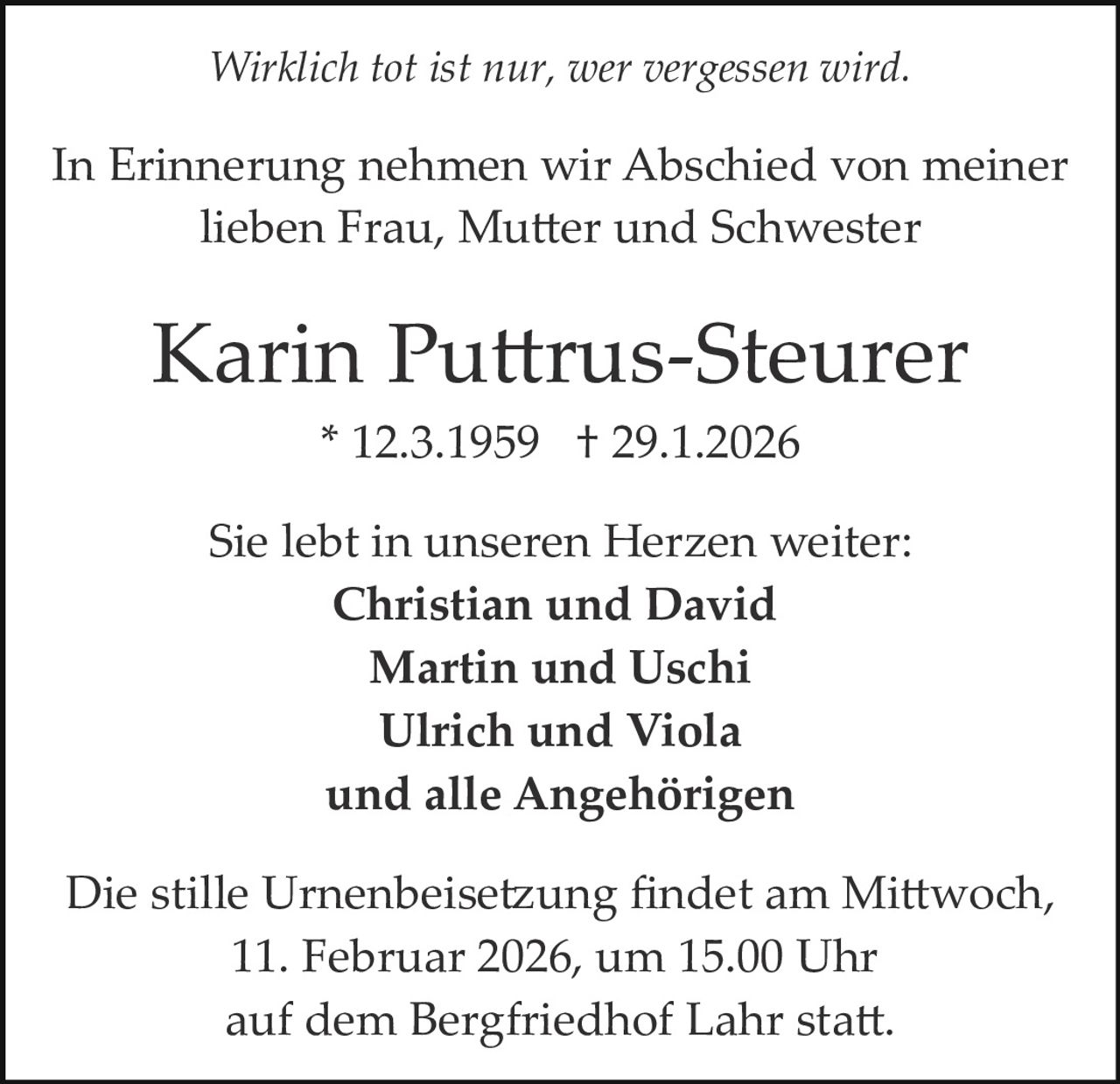 Ankündigung