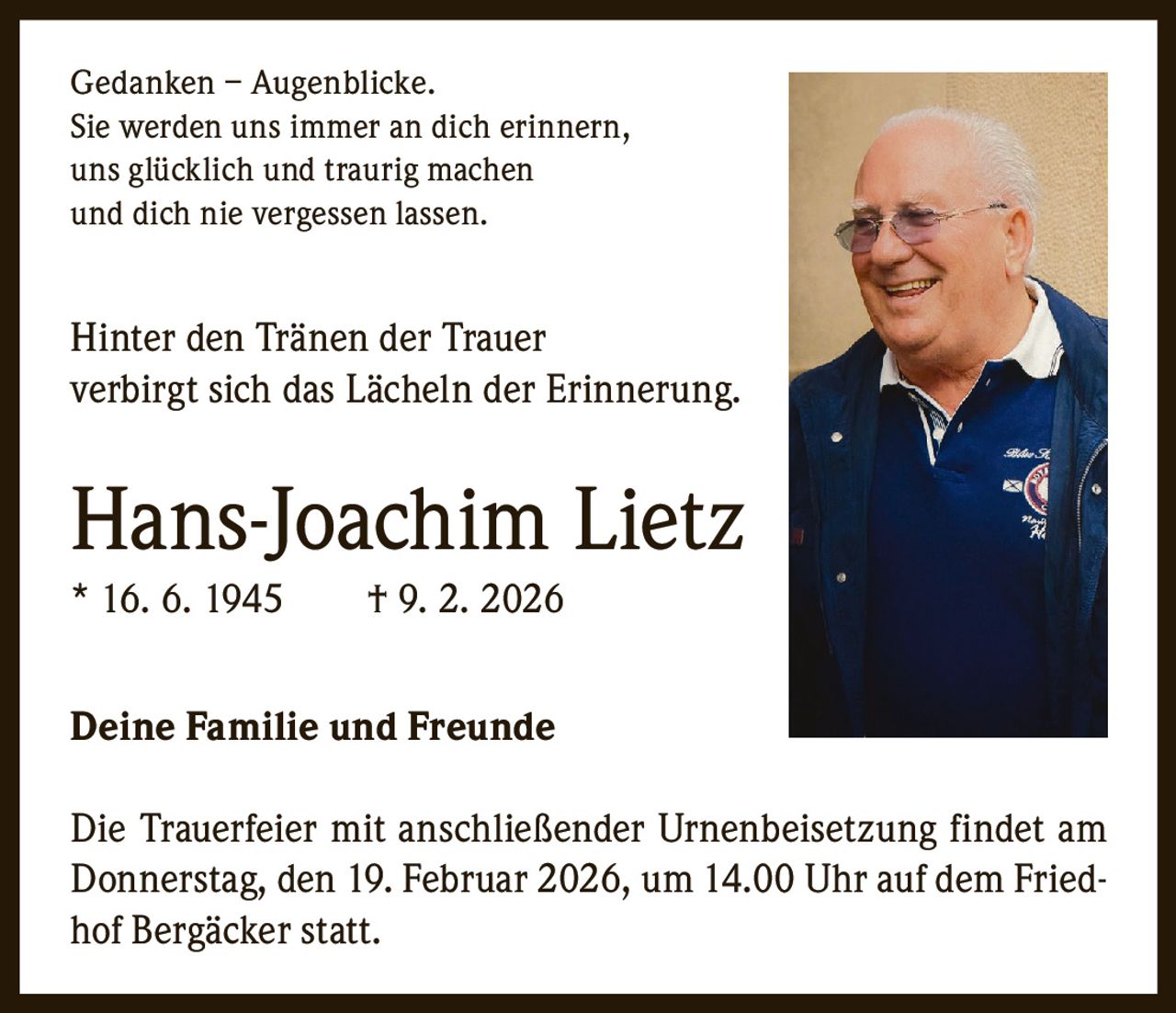 Ankündigung