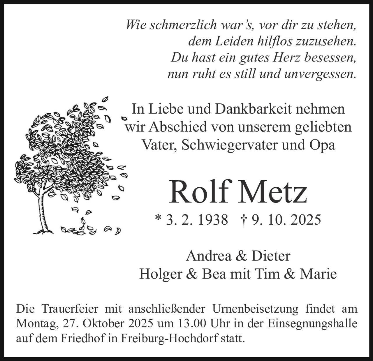 Ankündigung
