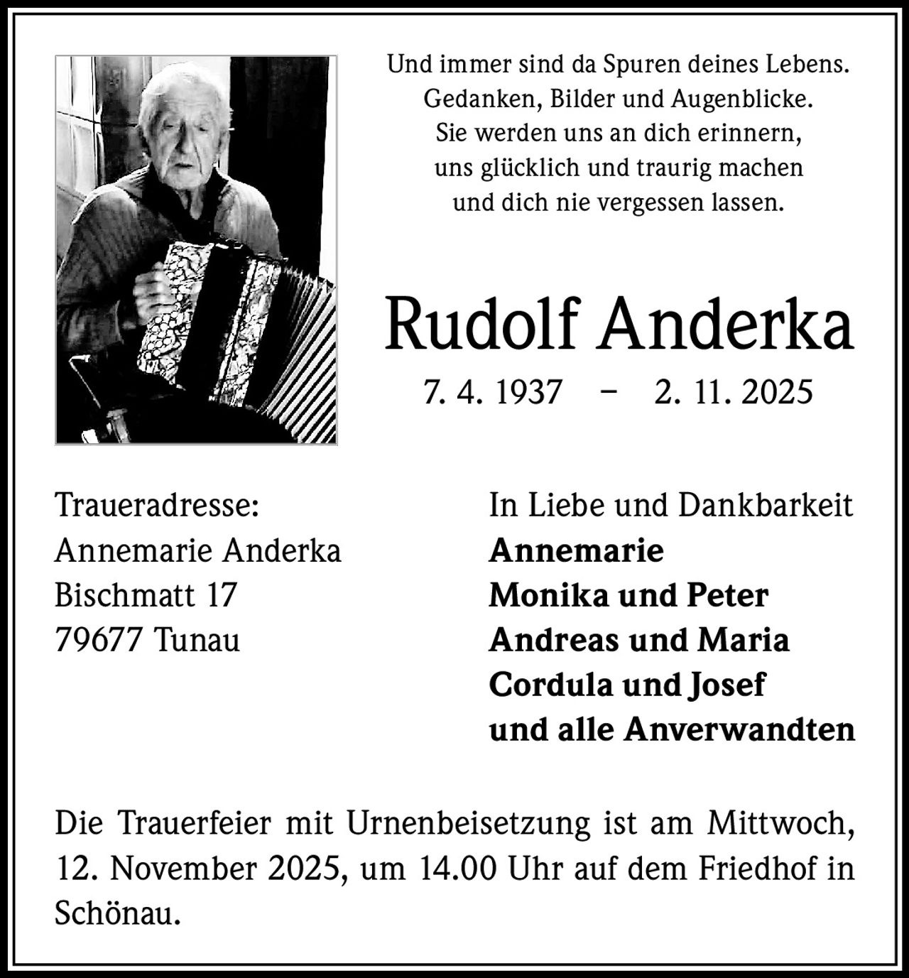Ankündigung