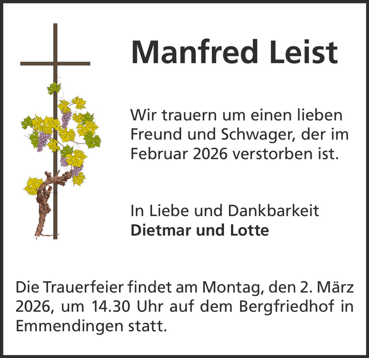 Ankündigung