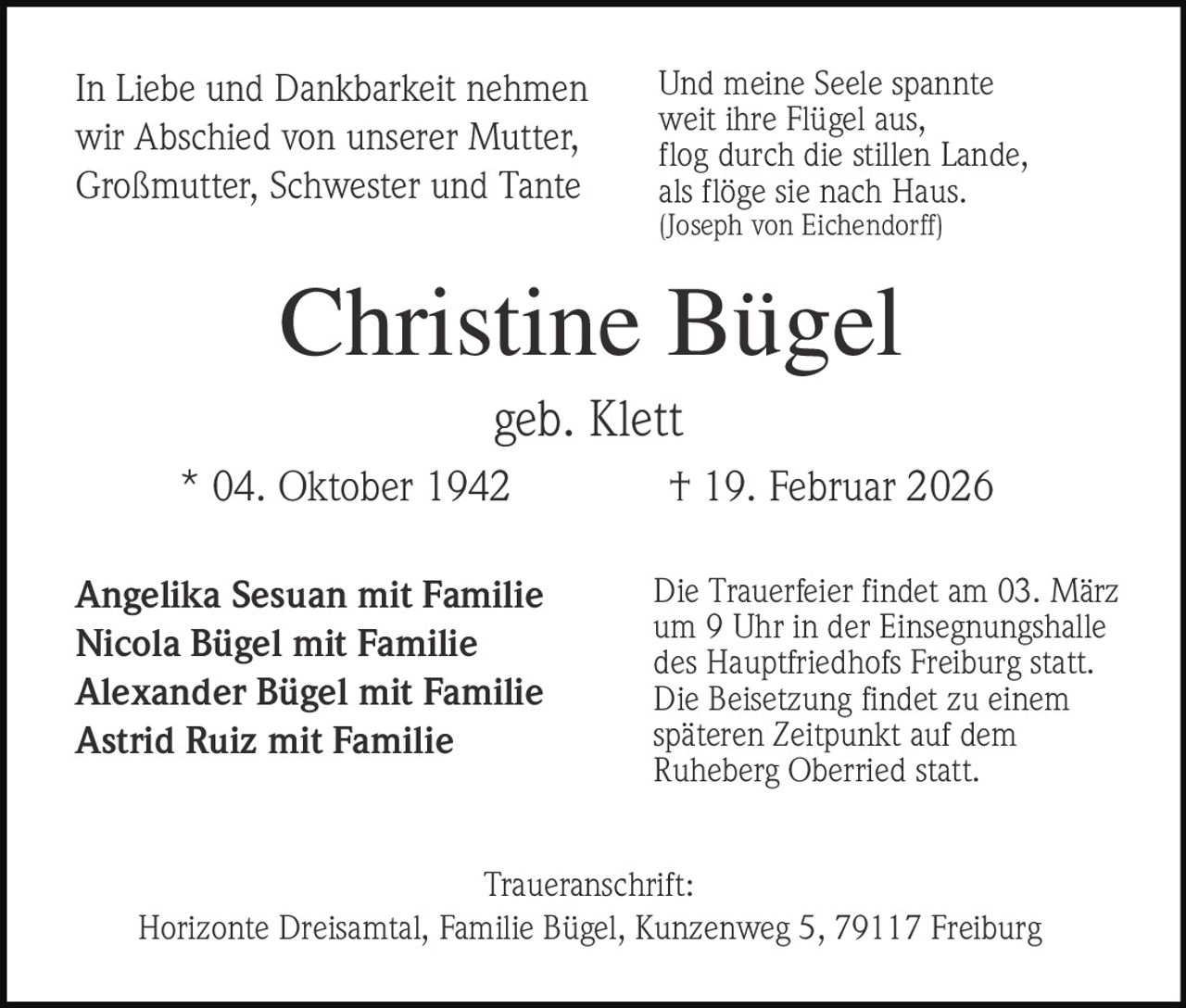Ankündigung