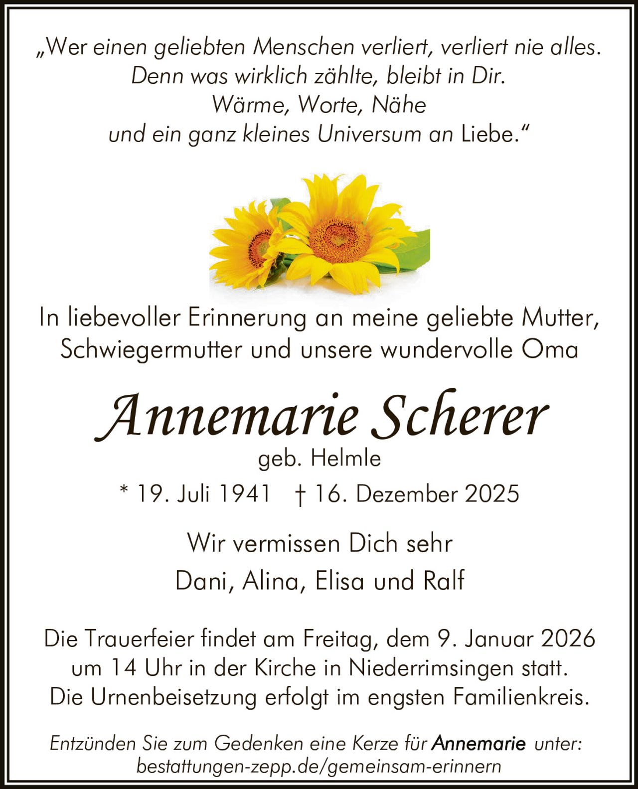 Announcement