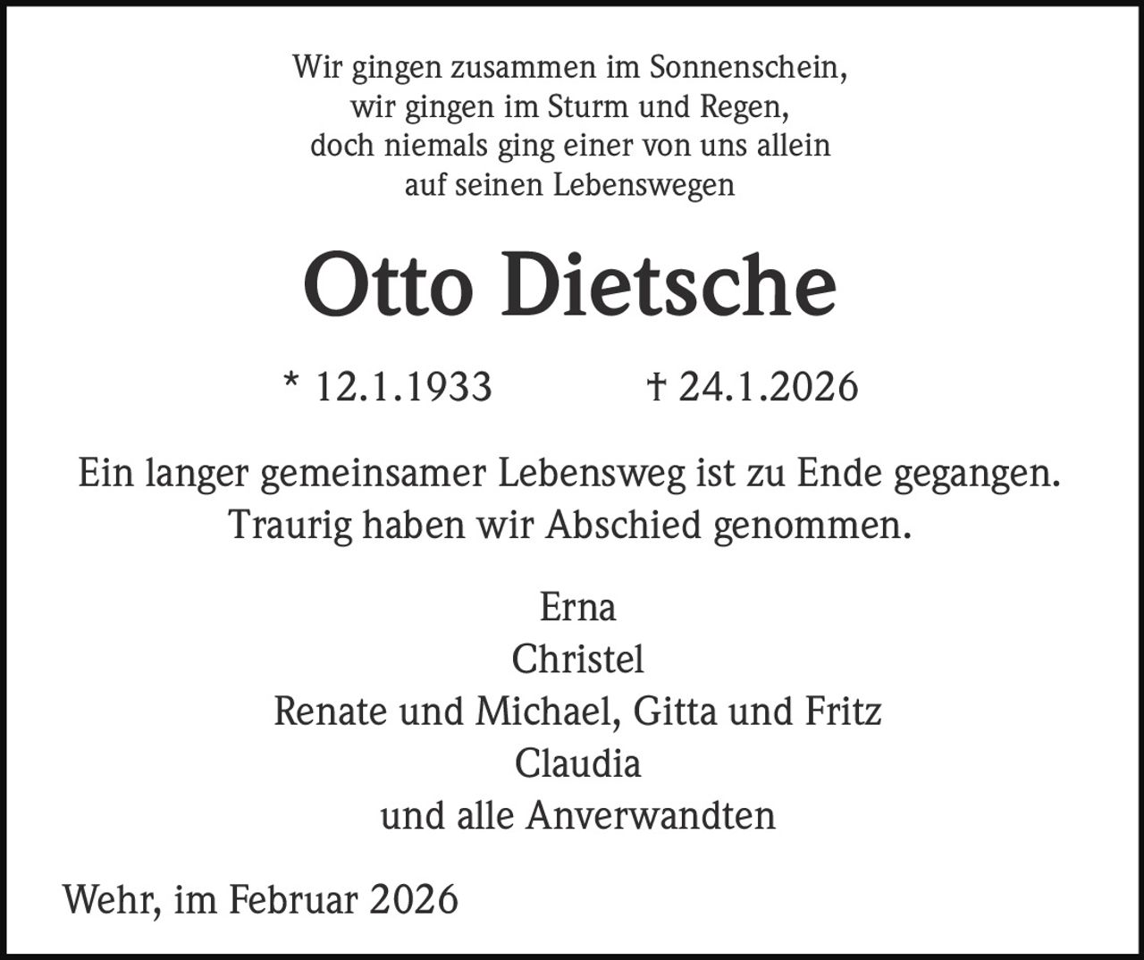 Ankündigung