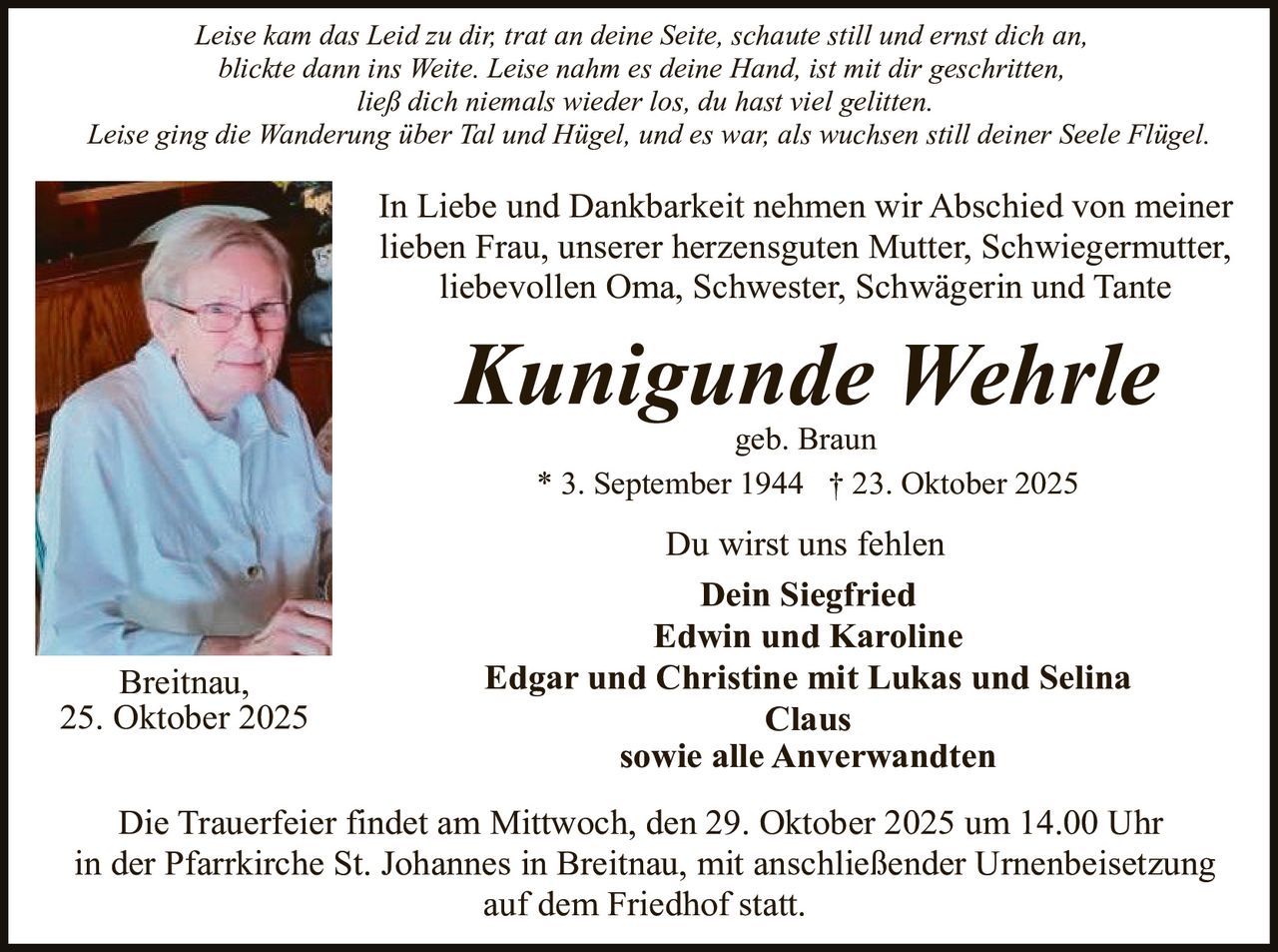 Ankündigung